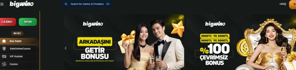 bigwino vip üyelik